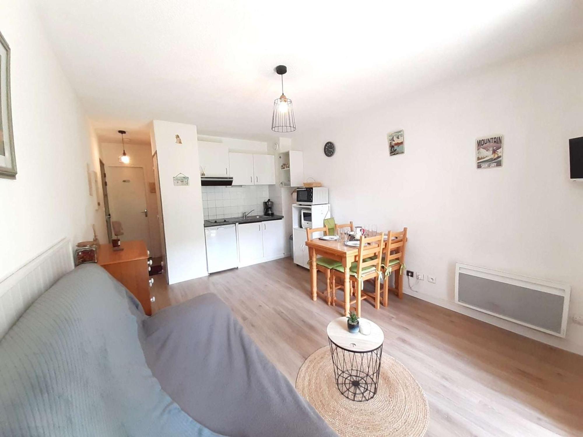 T2 A Vielle-Aure, 4 Pers, Balcon Sud, Parking, Kitchenette Equipee, Proche Commodites - Fr-1-457-325 外观 照片